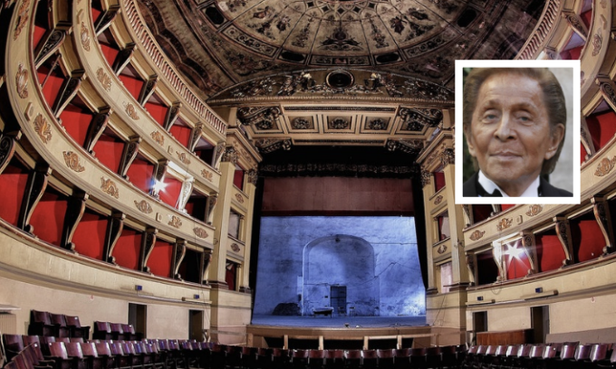Riapre con un nuovo nome il Teatro di Voghera, sarà dedicato allo stilista Valentino