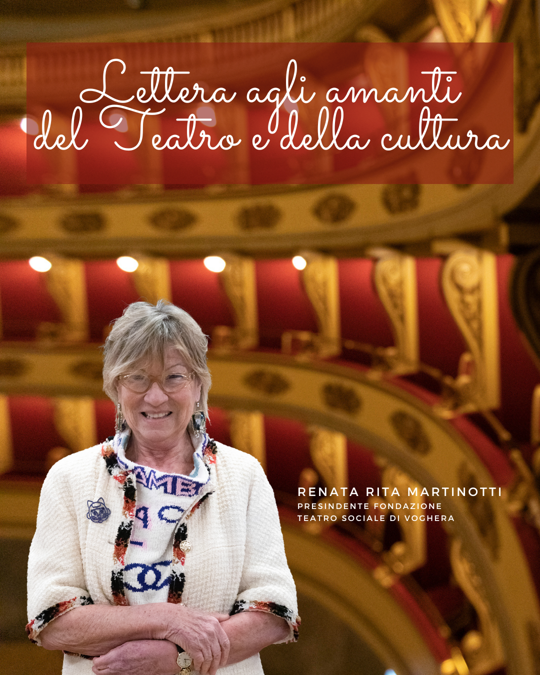 lettera Lettera agli amanti del Teatro e della cultura